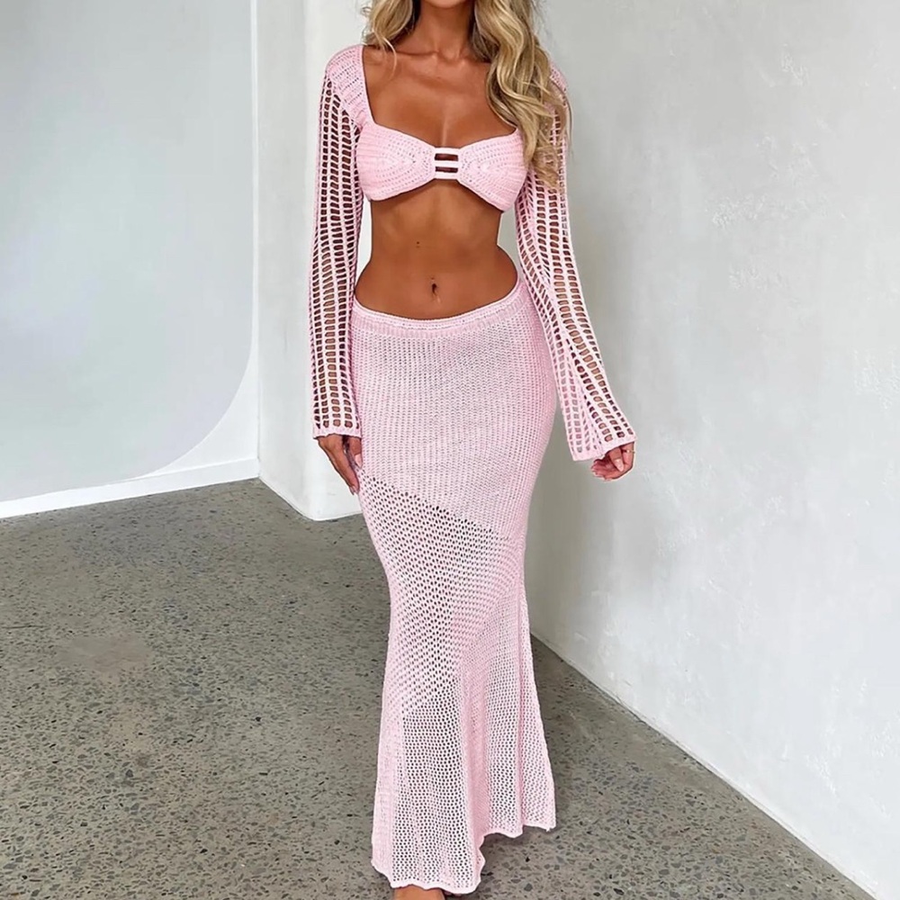 Tiger mist Macaulay top and skirt set